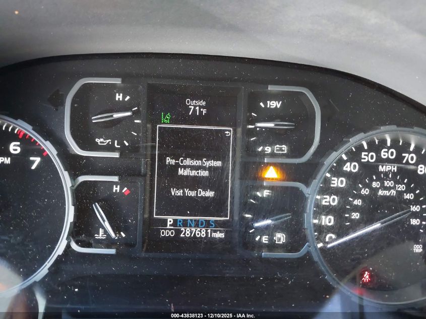 2018 Toyota Tundra Sr5 4.6L V8 VIN: 5TFRM5F12JX123543 Lot: 43838123