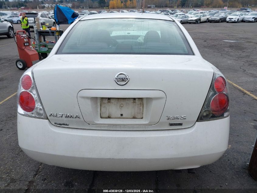 2006 Nissan Altima 2.5 S VIN: 1N4AL11D16N453290 Lot: 43838128