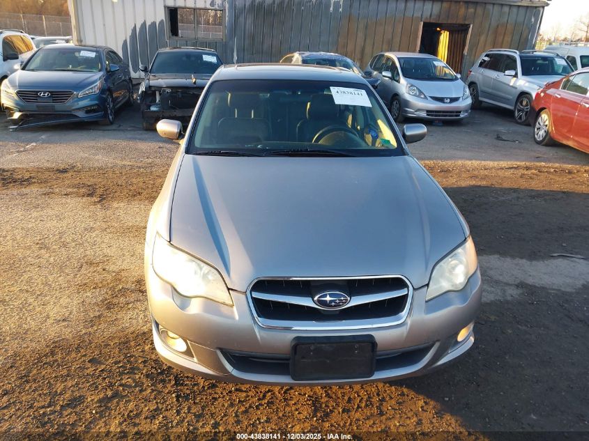 2009 Subaru Legacy 2.5I Limited VIN: 4S3BL626597230822 Lot: 43838141