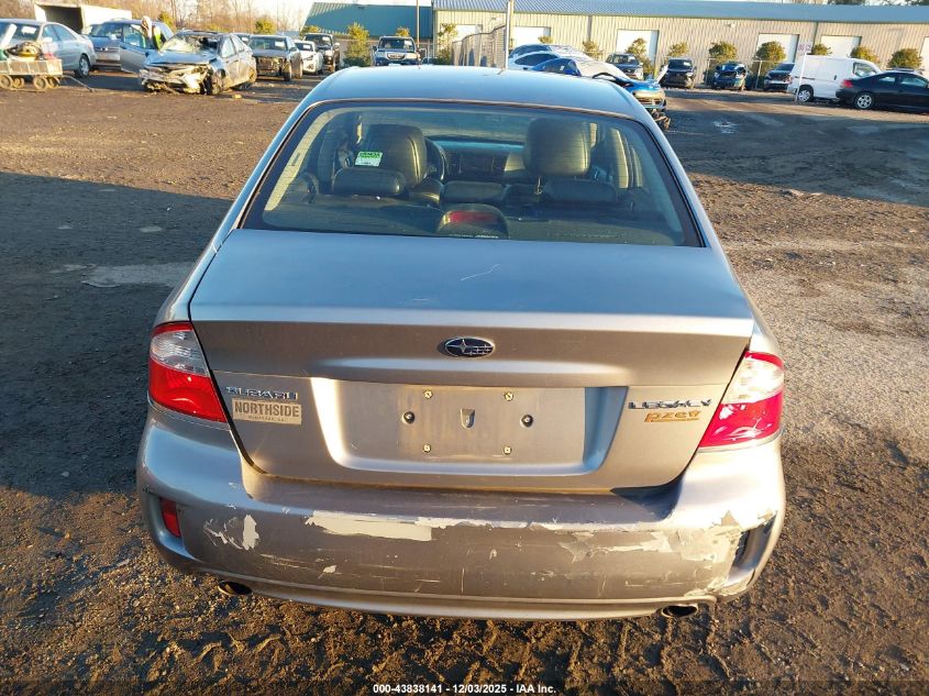 2009 Subaru Legacy 2.5I Limited VIN: 4S3BL626597230822 Lot: 43838141