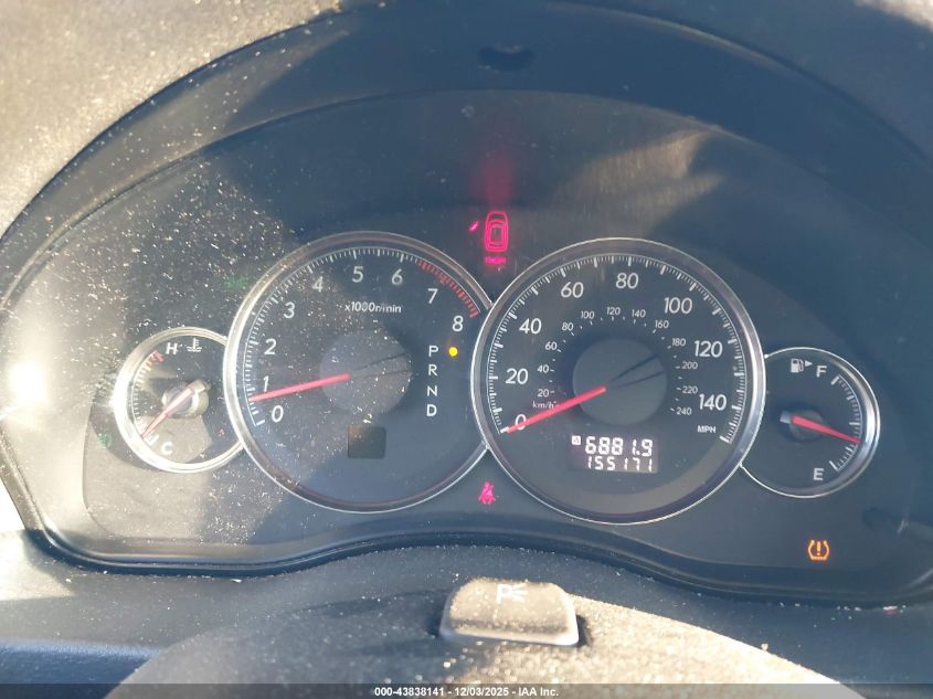 2009 Subaru Legacy 2.5I Limited VIN: 4S3BL626597230822 Lot: 43838141