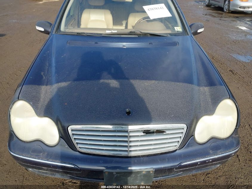 2002 Mercedes-Benz C 320 VIN: WDBRF64J52F276233 Lot: 43838142