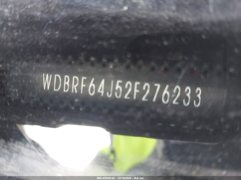 2002 Mercedes-Benz C 320 VIN: WDBRF64J52F276233 Lot: 43838142