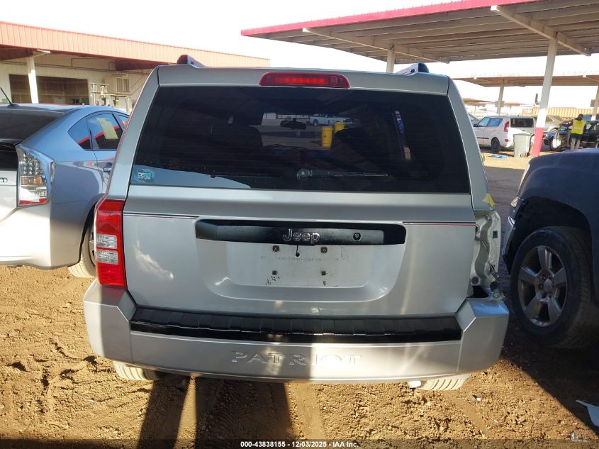 2009 Jeep Patriot Sport VIN: 1J4FT28A59D140541 Lot: 43838155