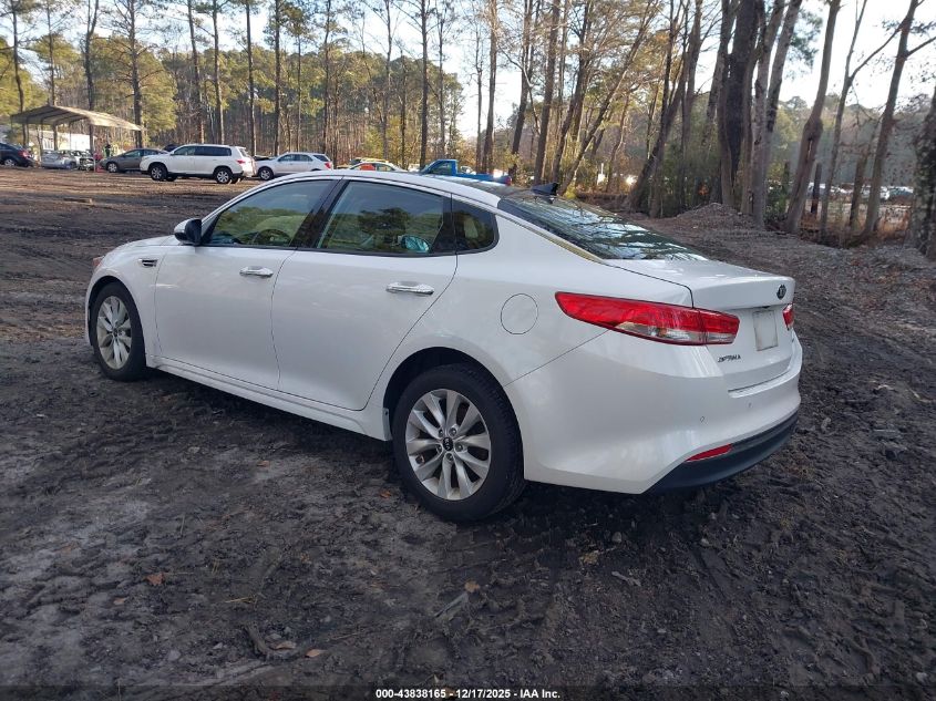 2016 Kia Optima Ex VIN: 5XXGU4L32GG106801 Lot: 43838165