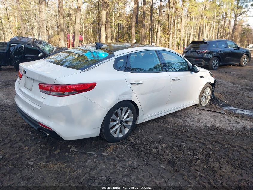 2016 Kia Optima Ex VIN: 5XXGU4L32GG106801 Lot: 43838165