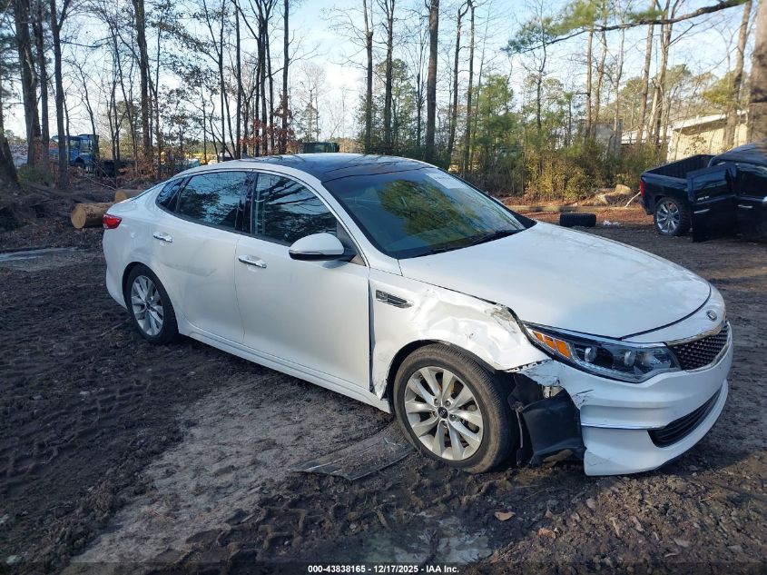 2016 Kia Optima Ex VIN: 5XXGU4L32GG106801 Lot: 43838165