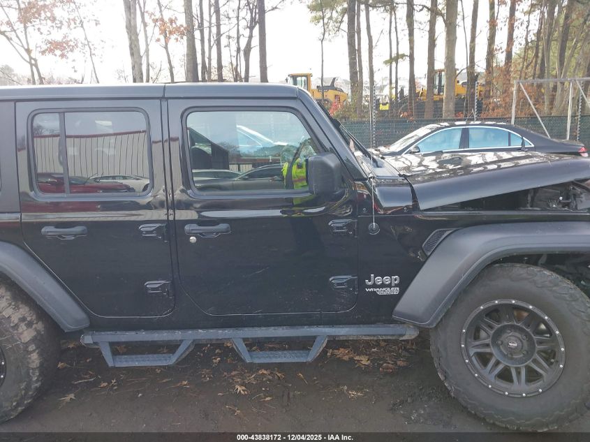 2020 Jeep Wrangler Unlimited Sport S 4X4 VIN: 1C4HJXDN0LW226605 Lot: 43838172