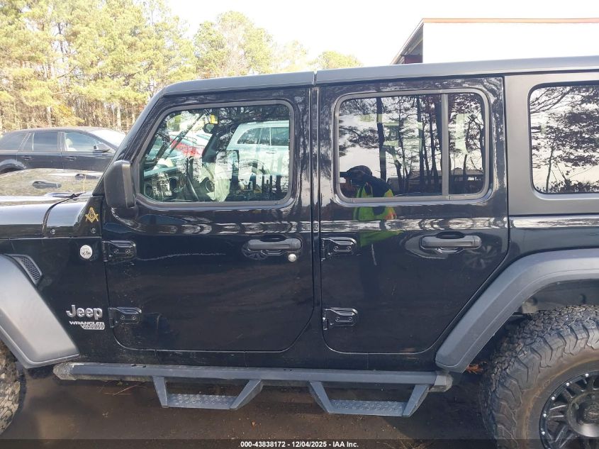 2020 Jeep Wrangler Unlimited Sport S 4X4 VIN: 1C4HJXDN0LW226605 Lot: 43838172