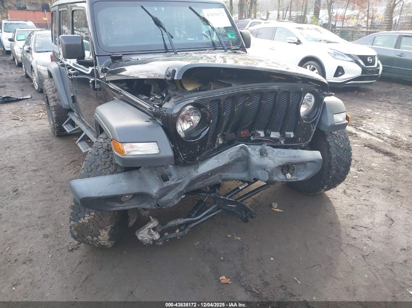 2020 Jeep Wrangler Unlimited Sport S 4X4 VIN: 1C4HJXDN0LW226605 Lot: 43838172