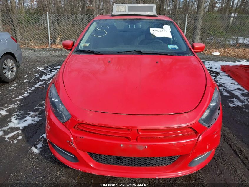 2015 Dodge Dart Sxt VIN: 1C3CDFBB0FD431852 Lot: 43838177