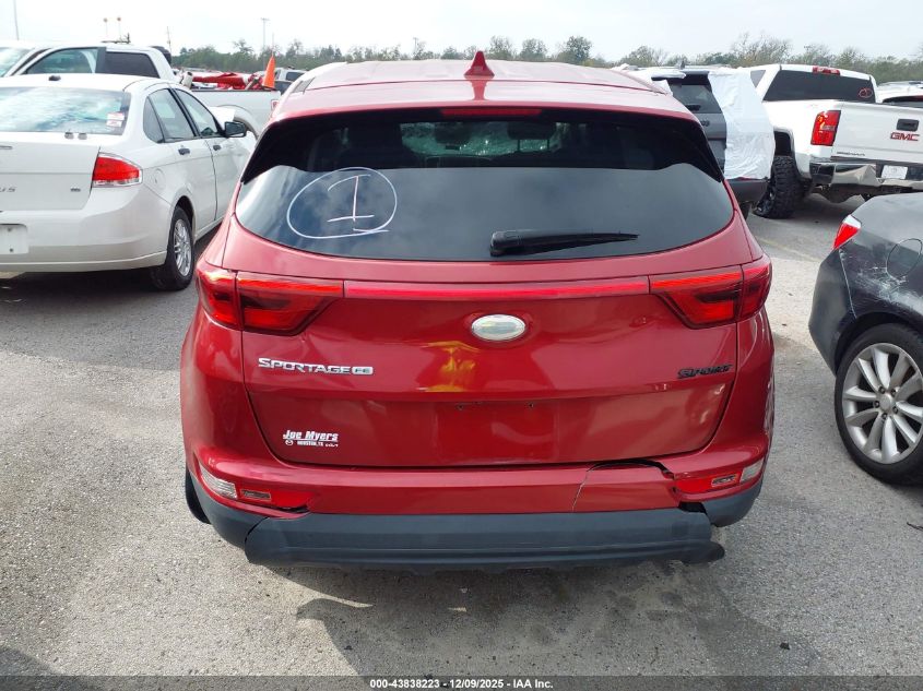 2018 Kia Sportage Lx VIN: KNDPM3ACXJ7392555 Lot: 43838223