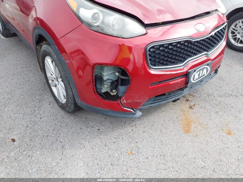 2018 Kia Sportage Lx VIN: KNDPM3ACXJ7392555 Lot: 43838223