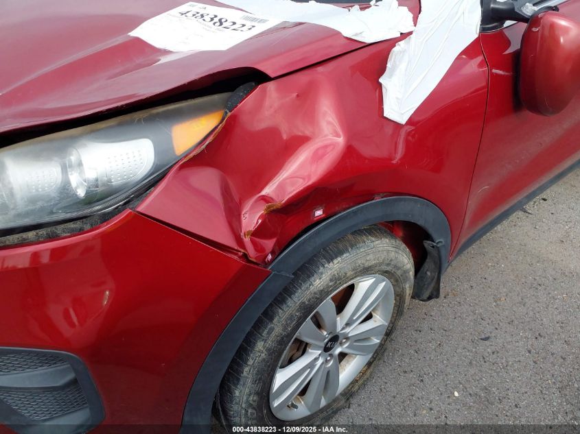 2018 Kia Sportage Lx VIN: KNDPM3ACXJ7392555 Lot: 43838223