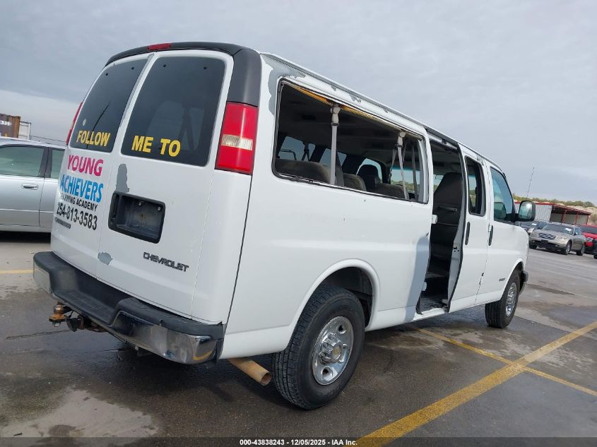 2003 Chevrolet Express VIN: 1GAGG29U531229759 Lot: 43838243