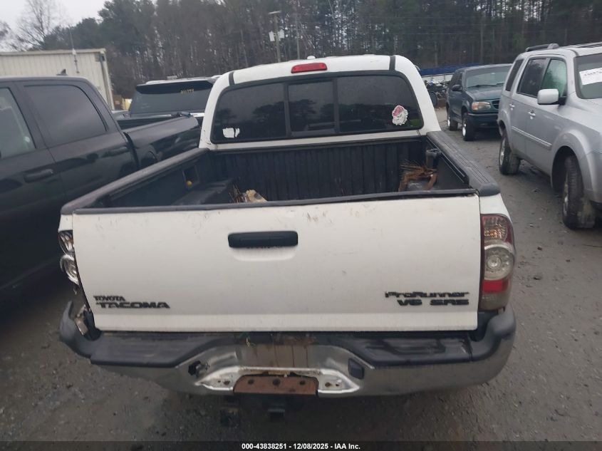 2010 Toyota Tacoma Prerunner V6 VIN: 5TEJU4GN9AZ711926 Lot: 43838251