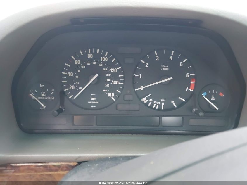 1994 BMW 740 I Automatic VIN: WBAGD4320RDE66802 Lot: 43838322