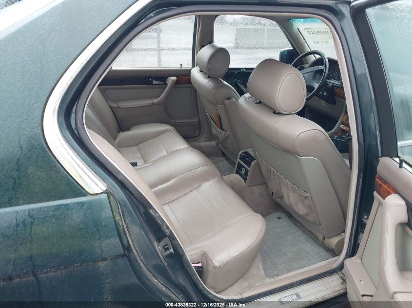 1994 BMW 740 I Automatic VIN: WBAGD4320RDE66802 Lot: 43838322