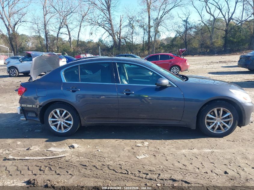 2007 Infiniti G35X VIN: JNKBV61F97M805822 Lot: 43838349