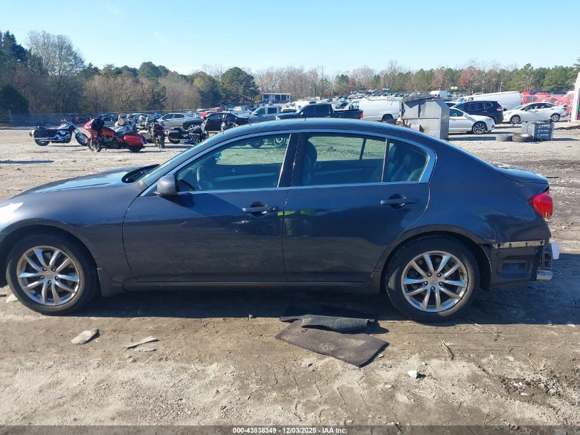 2007 Infiniti G35X VIN: JNKBV61F97M805822 Lot: 43838349