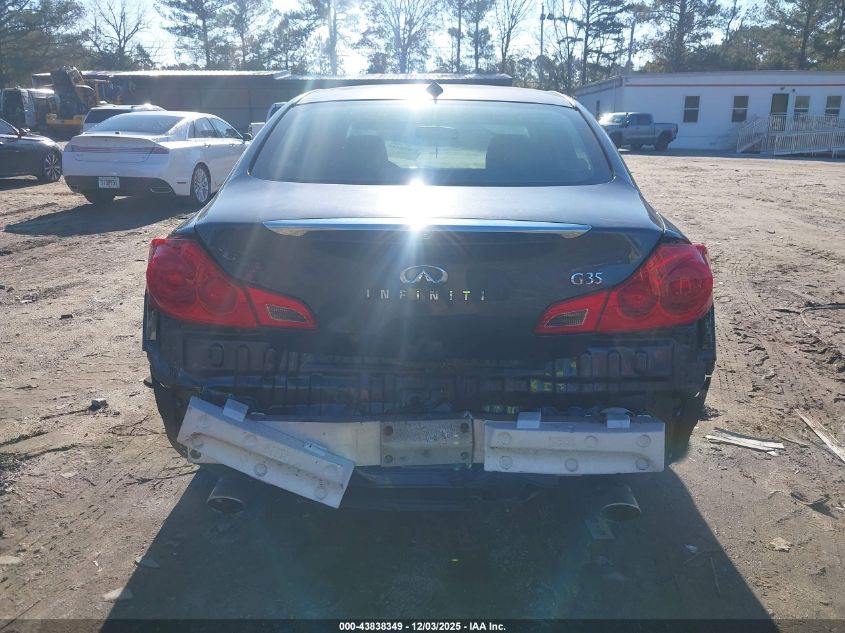 2007 Infiniti G35X VIN: JNKBV61F97M805822 Lot: 43838349