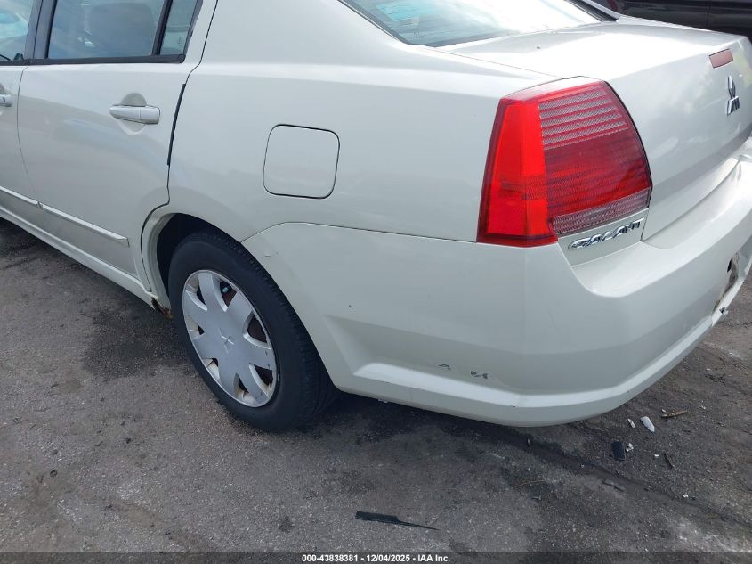 2005 Mitsubishi Galant Es/Se VIN: 4A3AB36F65E050355 Lot: 43838381