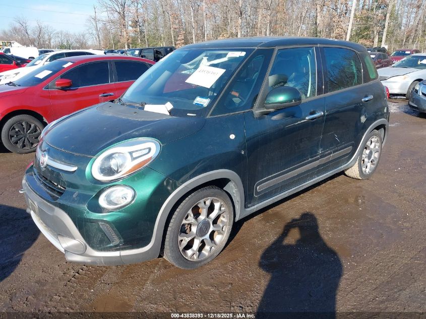 2014 Fiat 500L Trekking VIN: ZFBCFADHXEZ010848 Lot: 43838393