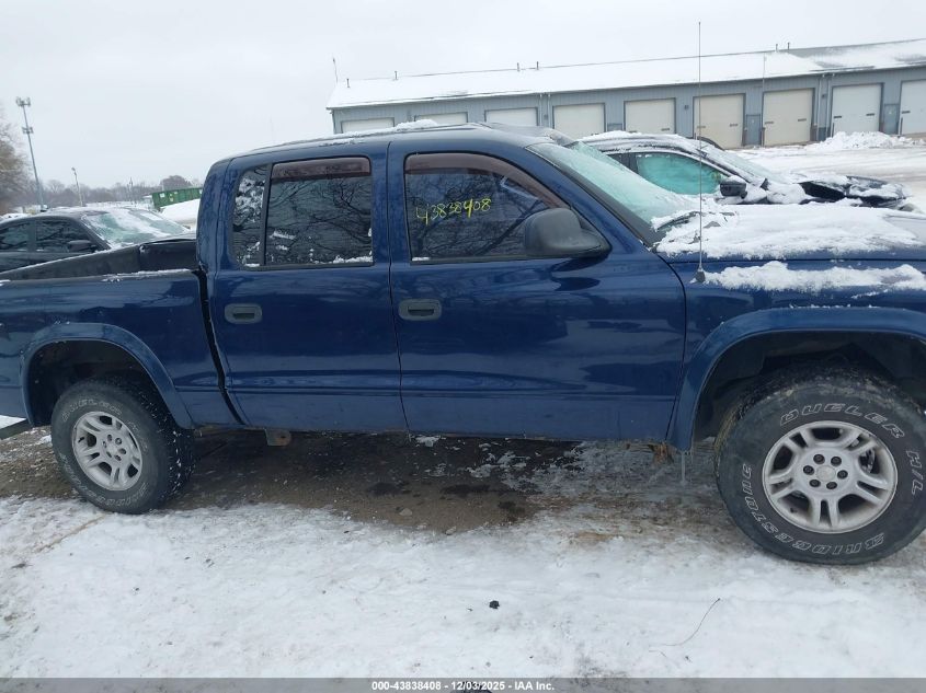 2004 Dodge Dakota Sport/Sxt VIN: 1D7HG38NX4S607992 Lot: 43838408