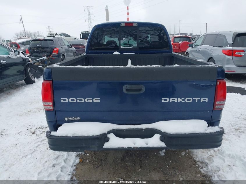 2004 Dodge Dakota Sport/Sxt VIN: 1D7HG38NX4S607992 Lot: 43838408