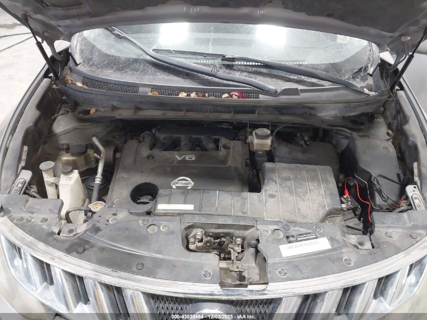 2009 Nissan Murano S VIN: JN8AZ18W09W202358 Lot: 43838464