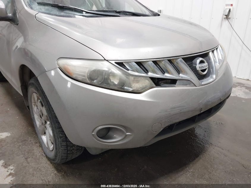 2009 Nissan Murano S VIN: JN8AZ18W09W202358 Lot: 43838464