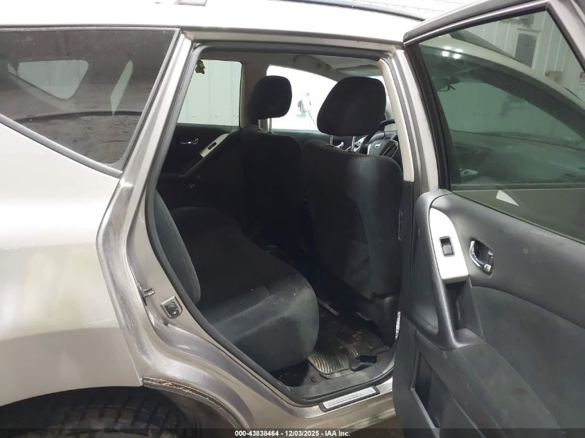 2009 Nissan Murano S VIN: JN8AZ18W09W202358 Lot: 43838464