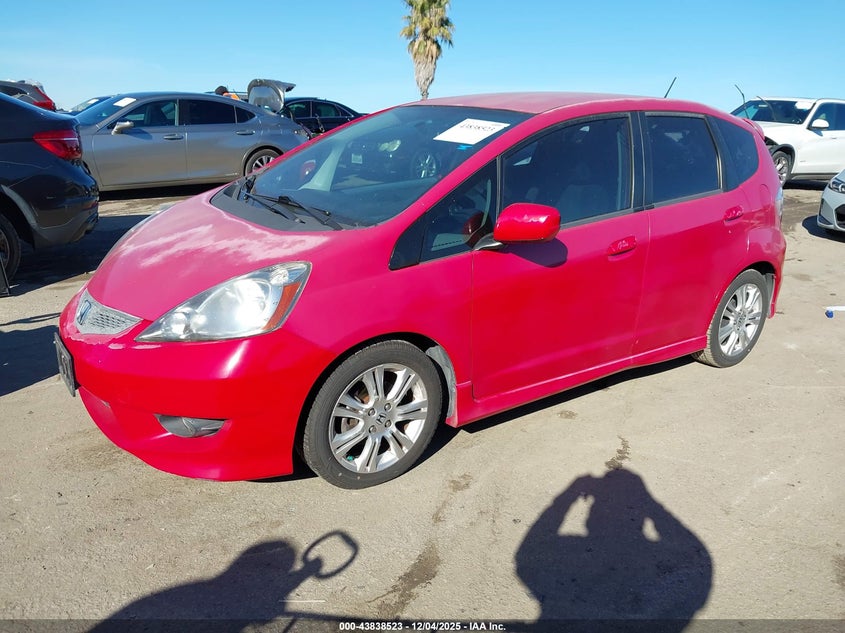 JHMGE88469S055865 2009 HONDA FIT photo no. 2