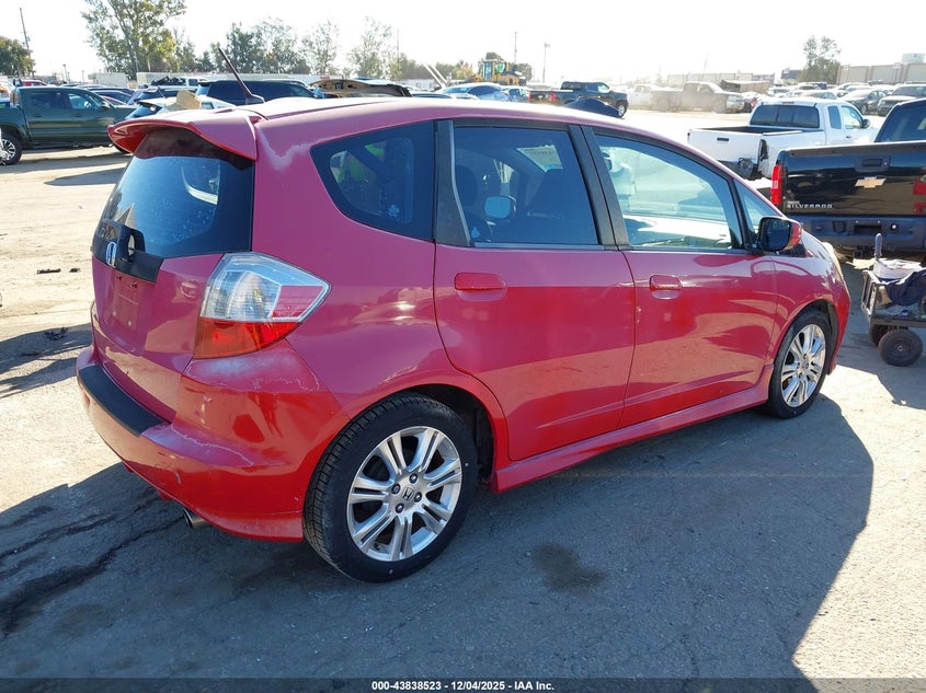 JHMGE88469S055865 2009 HONDA FIT photo no. 4