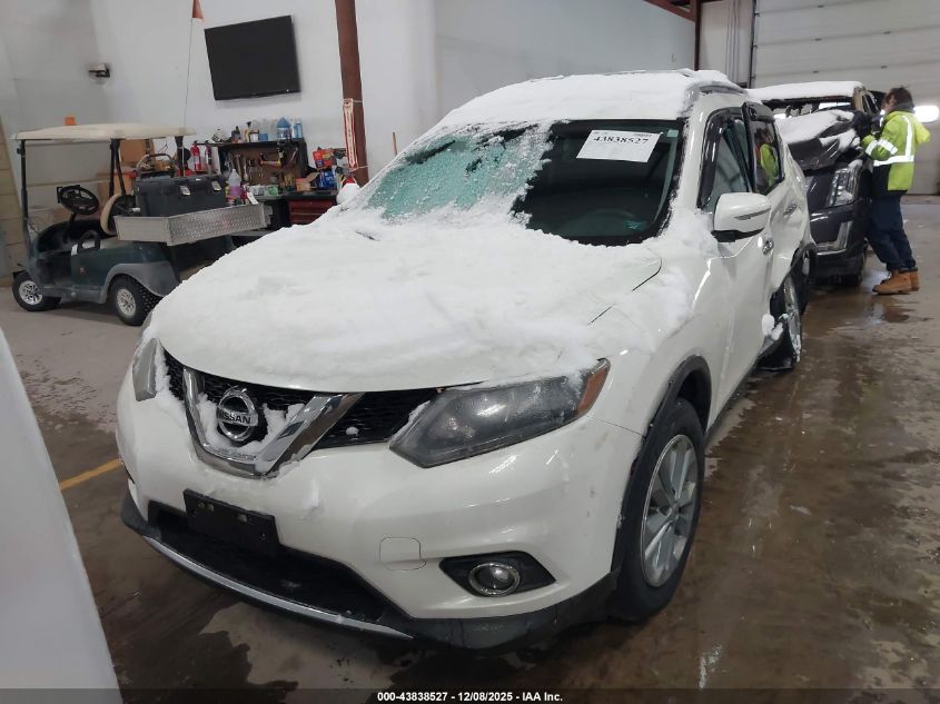 2015 Nissan Rogue S/Sl/Sv VIN: 5N1AT2MV3FC788983 Lot: 43838527
