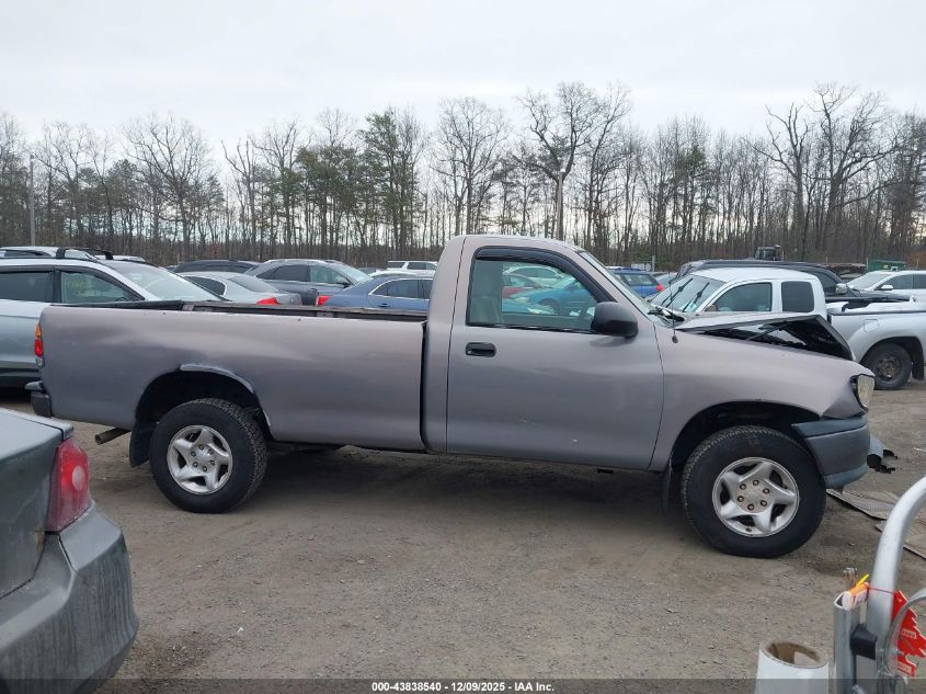 2001 Toyota Tundra VIN: 5TBJN32141S166283 Lot: 43838540