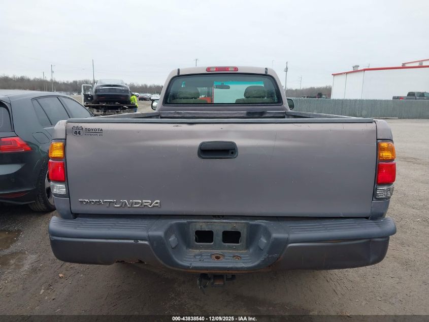 2001 Toyota Tundra VIN: 5TBJN32141S166283 Lot: 43838540