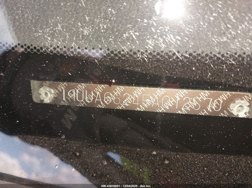 2005 Acura Tl VIN: 19UUA66245A012570 Lot: 43838551