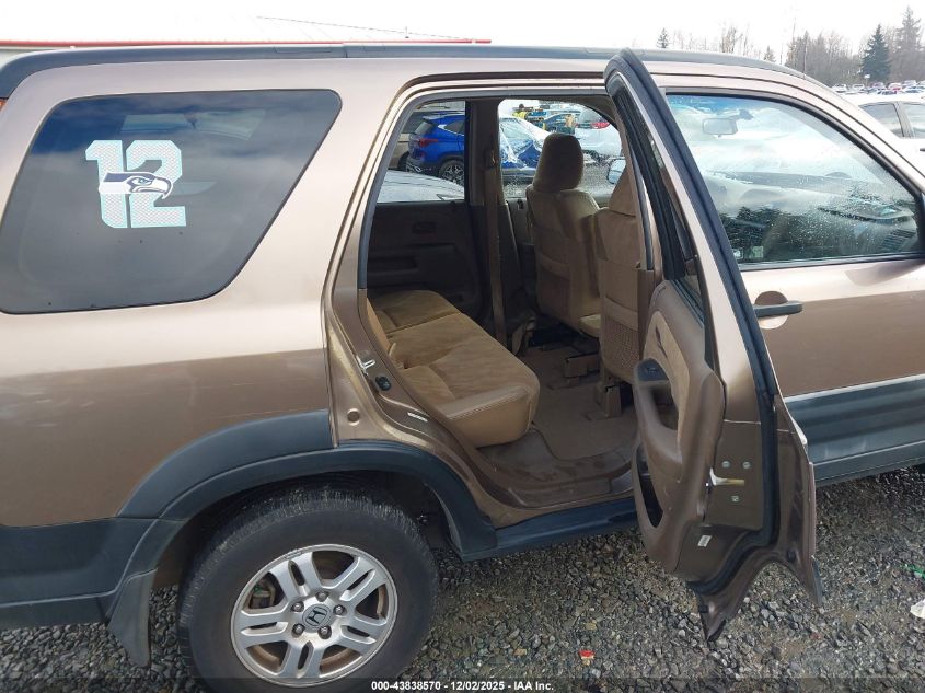 2002 Honda Cr-V Ex VIN: JHLRD78812C091654 Lot: 43838570