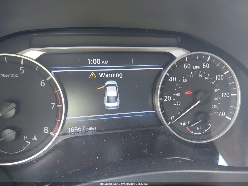 2024 Nissan Altima Sr Fwd VIN: 1N4BL4CV2RN358950 Lot: 43838585