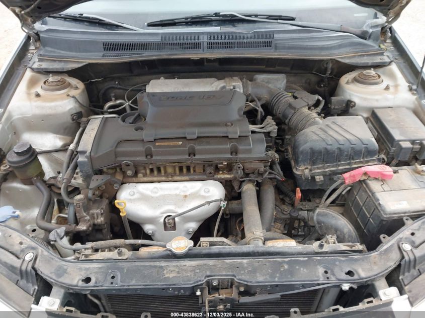 2008 Kia Spectra Ex VIN: KNAFE122285530210 Lot: 43838623