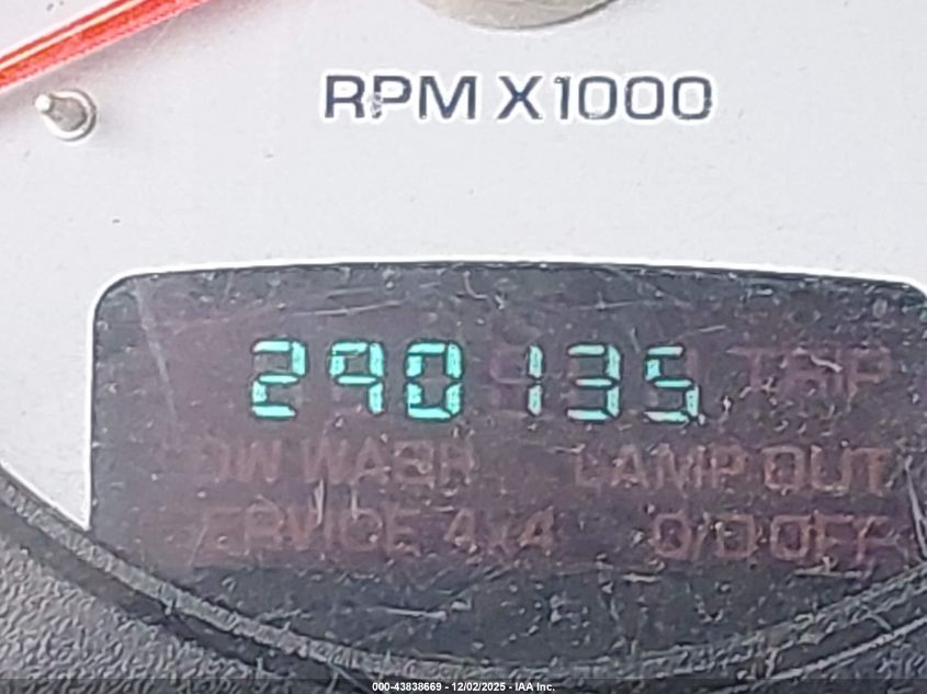 2002 Dodge Ram 1500 St VIN: 1B7HA18NX2J116275 Lot: 43838669