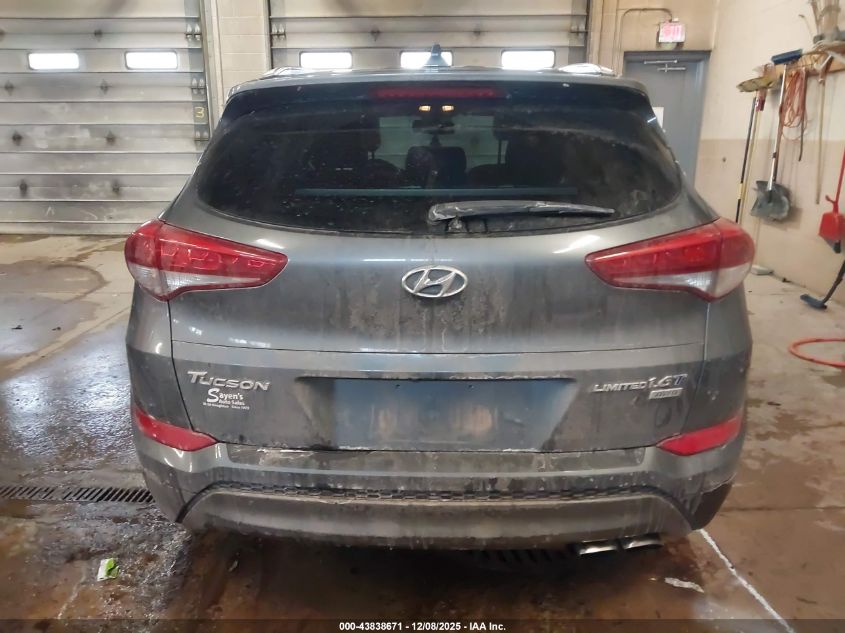 2016 Hyundai Tucson Limited VIN: KM8J3CA23GU124064 Lot: 43838671