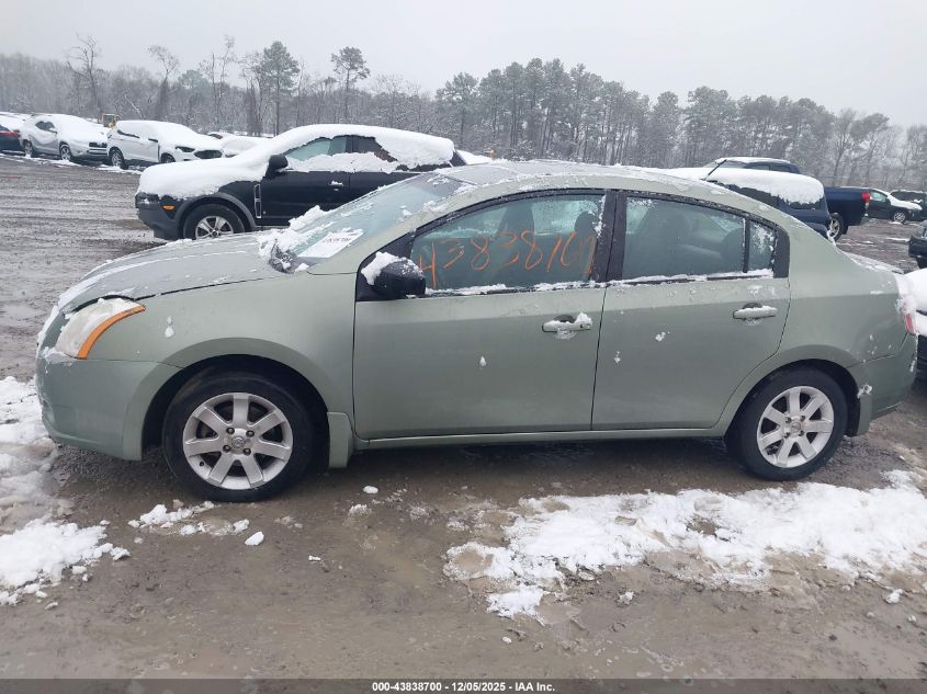 2008 Nissan Sentra 2.0S VIN: 3N1AB61E48L747372 Lot: 43838700