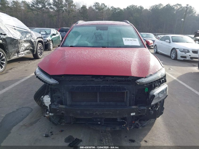 2018 Hyundai Kona Sel VIN: KM8K62AA1JU178712 Lot: 43838706