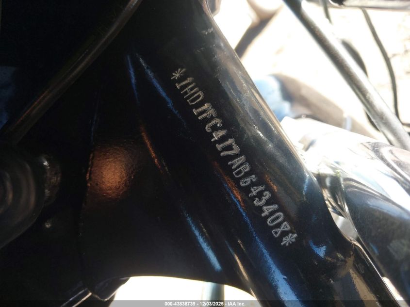 2010 Harley-Davidson Flhtcu VIN: 1HD1FC417AB643408 Lot: 43838739