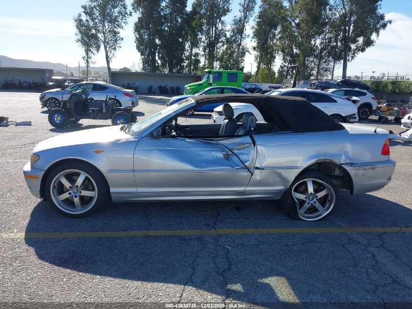 2004 BMW 325Ci VIN: WBABW33494PL27272 Lot: 43838748