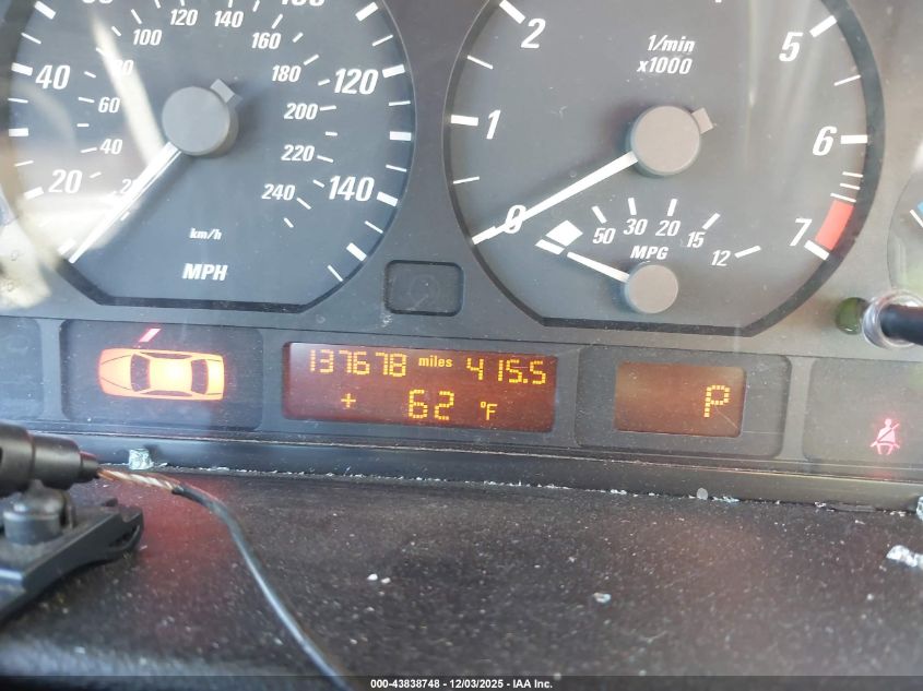 2004 BMW 325Ci VIN: WBABW33494PL27272 Lot: 43838748