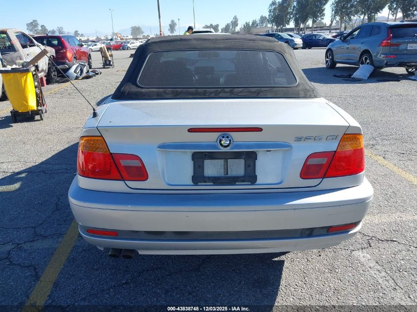 2004 BMW 325Ci VIN: WBABW33494PL27272 Lot: 43838748