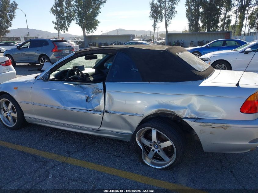 2004 BMW 325Ci VIN: WBABW33494PL27272 Lot: 43838748